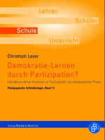 Demokratie-Lernen durch Partizipation?: Fallrekonstruktive Analysen zur Partizipation als pädagogischer Praxis