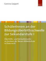 SchülerInnen an der Bildungsübertrittsschwelle zur Sekundarstufe I: Übertritts- und Verlaufsmuster im Kontext der Neuen Mittelschule in Österreich