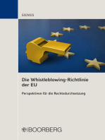 Die Whistleblowing-Richtlinie der EU: Perspektiven für die Rechtsdurchsetzung