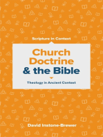 Church Doctrine and the Bible: Theology in Ancient Context