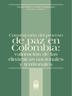 Construcción del proceso de paz en Colombia: Valoración de las dinámicas nacionales y territoriales
