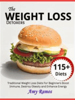 The Weight Loss Detoxers Cookbook:: 115+ Traditional Weight Loss Diets For Beginners Boost Immune, Destroy Obesity and Enhance Energy.