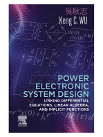 Power Electronic System Design: Linking Differential Equations, Linear Algebra, and Implicit Functions
