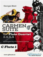 "Carmen" Suite for Flute Quartet (C Flute 1)