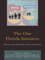 The One Florida Initiative: Reversing Reverse Discrimination