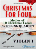 Violin I part - String Quartet Medley "Christmas for four"