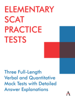 Elementary SCAT Practice Tests: Three Full-Length Verbal and Quantitative Mock Tests with Detailed Answer Explanations