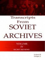 Transcripts from the Soviet Archives, Secret Reviews 1922 -1924