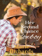 Her Second Chance Cowboy: Carsen Brothers Sweet Clean Western Romance, #4