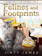 Felines and Footprints: A Norwegian Forest Cat Cafe Cozy Mystery, #13