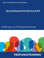 Sprachbausteine Deutsch B1: Übungen zur Prüfungsvorbereitung mit Lösungen
