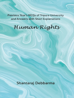 Human Rights: Previous Year's MCQs of Tripura University and Answers with Short Explanations