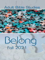 Adult Bible Studies Fall 2021 Student