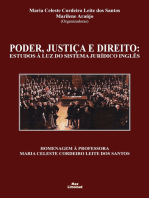 Poder, Justiça e Direito: Estudos à luz do Sistema Jurídico Inglês