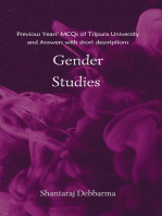 Gender Studies: Previous Years' MCQs of Tripura University and Answers with Short Descriptions