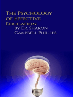 The Psychology of Effective Education: Education and Learning