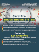 Card Pro Bridge Bidding System: Global Print Edition E-Book