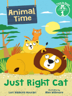 Just Right Cat (Animal Time: Time to Read, Level 1)
