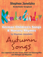 Kinderlieder Songbook - German Children's Songs & Nursery Rhymes - Autumn Songs: Das Liederbuch mit allen Texten, Noten und Gitarrengriffen zum Mitsingen und Mitspielen