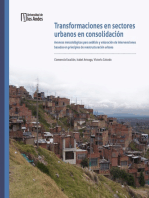 Transformaciones en sectores urbanos en consolidación