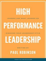 High Performance Leadership