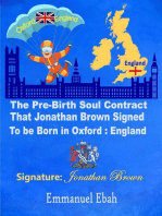 The Pre-Birth Soul Contract that Jonathan Brown Signed to be Born in Oxford