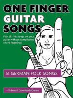 One Finger Guitar Songs - 51 german Folk Songs + Videos & Downloads Online