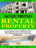 Acquiring Rental Property: Learning Your Options for Starting Your Investment Portfolio: Real Estate Knowledge Series, #2