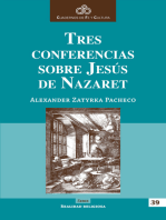 Tres conferencias sobre Jesús de Nazaret
