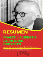 Resumen de Piaget: La Génesis de su Proyecto: RESÚMENES UNIVERSITARIOS