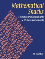 Mathematical Snacks: A Collection of Interesting Ideas to Fill Those Spare Moments