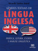 Gêneros textuais em língua inglesa : prática, leitura, escrita e análise linguística