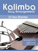 Kalimba Easy Arrangements - 12 Sea Shantys - No Music Notes + MP3 Sound Downloads