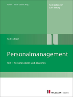 Personalmanagement Teil I: Teil I: Personal planen und gewinnen