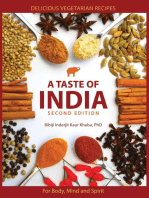 A Taste of India: Delicious vegetarian recipes for body, mind and spirit