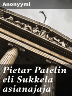 Pietar Patelin eli Sukkela asianajaja