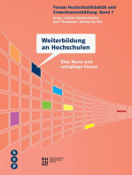 Weiterbildung an Hochschulen: Über Kurse und Lehrgänge hinaus