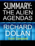 Summary: The Alien Agendas by Richard Dolan: A Speculative Analysis of Those Visiting Earth