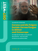 Corona und die Folgen: Soziale Verwerfungen in Mittel- und: Ost-West. Europäische Perspektiven 3/2021