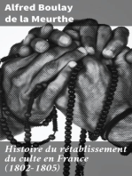 Histoire du rétablissement du culte en France (1802-1805)