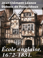 École anglaise, 1672-1851.: Études biographiques et critiques