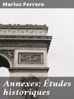 Annexes: Études historiques: Genève, Gex et Savoie