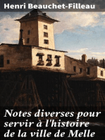 Notes diverses pour servir à l'histoire de la ville de Melle