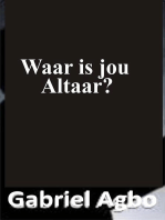 Waar is jou altaar?