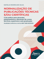 Normalização de Publicações Técnicas e/ou Científicas