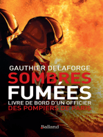 Sombres fumées: Livre de bord d’un officier des pompiers de Paris