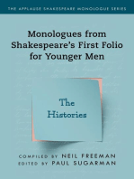 Monologues from Shakespeare’s First Folio for Younger Men