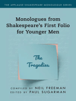 Monologues from Shakespeare’s First Folio for Younger Men: The Tragedies