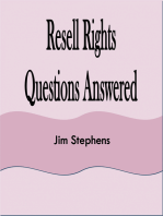 Resell Rights Questions Answered