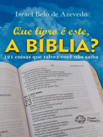 Que livro é este, a Bíblia?: 121 coisas que talvez você não saiba